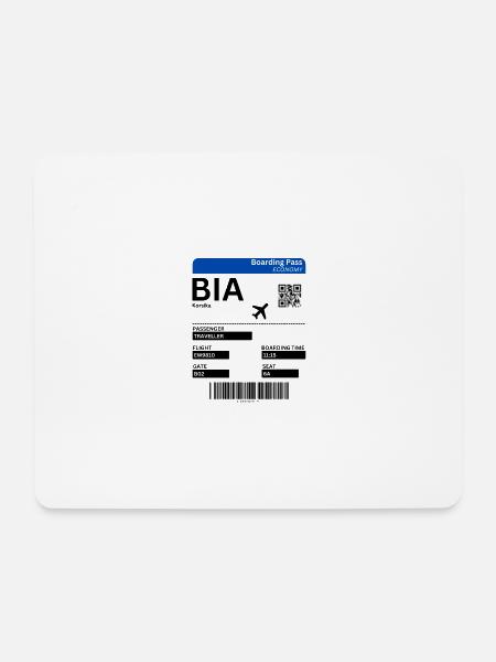 Korsika Frankreich Urlaub Flugticket Idee - Mousepad (Querformat) - Weiß