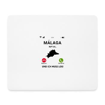 Málaga Andalusien Spanien Urlaub Malaga - Mousepad (Querformat) - Weiß - Vorne