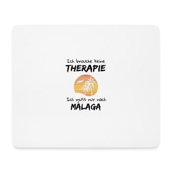 Málaga Andalusien Spanien Urlaub Malaga - Mousepad (Querformat) - Weiß - Vorne