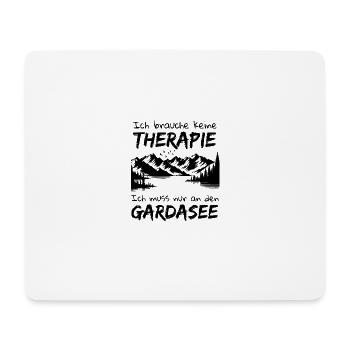 Gardasee Lago Di Garda Italien Urlaub - Mousepad (Querformat) - Weiß - Vorne