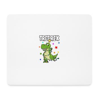 Tree Rex Dino Christmas for Dino lovers - Mouse Pad (horizontal) - white - Front