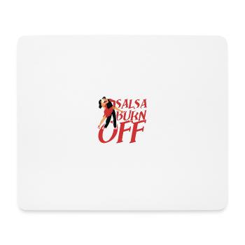 Je danse la salsa pour brûler les fous - Tapis de souris (format paysage) - blanc - Devant