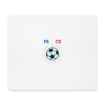 Frankreich Flagge Reisen Fußball Frankreich Flagge - Mousepad (Querformat) - Weiß - Vorne
