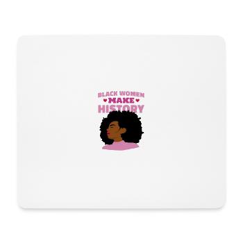 Schwarze Frauen Geschichte Schwarze Frauen Geschic - Mousepad (Querformat) - Weiß - Vorne