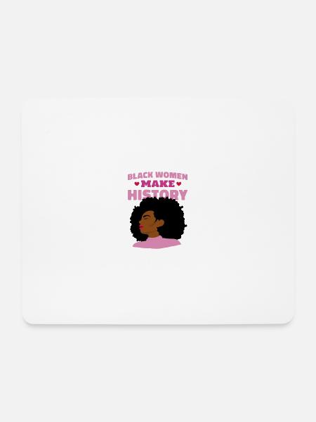 Schwarze Frauen Geschichte Schwarze Frauen Geschic - Mousepad (Querformat) - Weiß