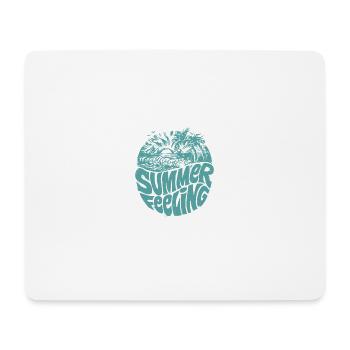 sommergefühl strandspaß sommergefühl strandspaß ge - Mousepad (Querformat) - Weiß - Vorne