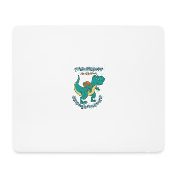 Ich bin bereit, den Kindergarten zu vernichten Ich - Mousepad (Querformat) - Weiß - Vorne