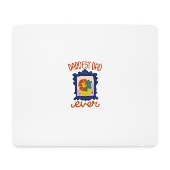 Daddest dad ever Daddest dad ever gift inspiration - Mousepad (Querformat) - Weiß - Vorne