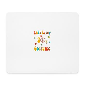 C’est mon costume des années 70 - Tapis de souris (format paysage) - blanc - Devant