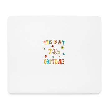 This Is My 70s Costume - Mouse Pad (horizontal) - white - Front