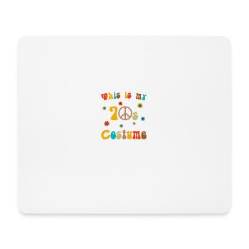 This Is My 70s Costume - Mouse Pad (horizontal) - white - Front
