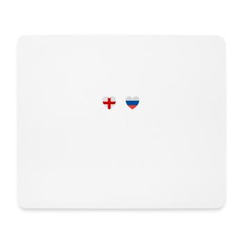 England and Russia Russian Flag Flags - Mouse Pad (horizontal) - white - Front