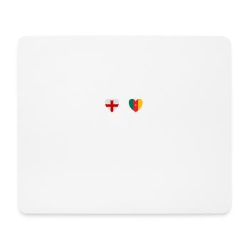 England and Cameroon Cameroon Flag Flags - Mouse Pad (horizontal) - white - Front