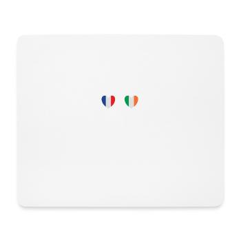 France and Ireland Irish flag Flags - Mouse Pad (horizontal) - white - Front