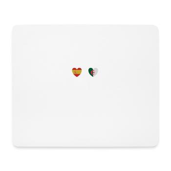 Spain and Algeria Algerian flag Flags - Mouse Pad (horizontal) - white - Front