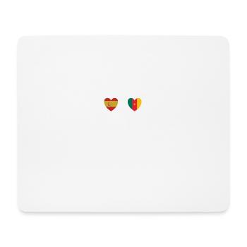 Spain and Cameroon Cameroon Flag Flags - Mouse Pad (horizontal) - white - Front