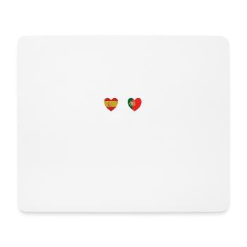 Spanien und Portugal Portugiesische Fahne Flaggen - Mousepad (Querformat) - Weiß - Vorne