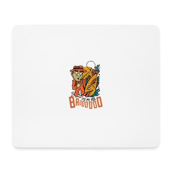 Es ist mein Arsch broo großen Fisch Fischer Es ist - Mousepad (Querformat) - Weiß - Vorne