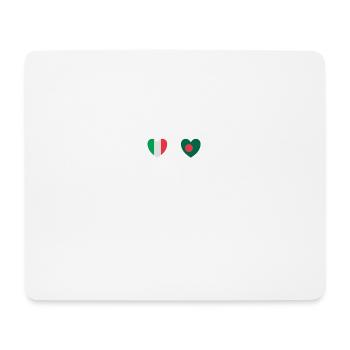 Italy and Bangladesh Bangladeshi flags - Mouse Pad (horizontal) - white - Front