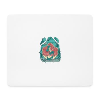 Zombie-Nixe unter Wasser Zombie-Nixe unter Wasser - Mousepad (Querformat) - Weiß - Vorne