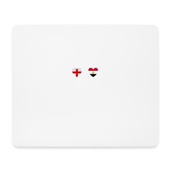 England und Ägypten Ägyptische Fahne Flaggen - Mousepad (Querformat) - Weiß - Vorne