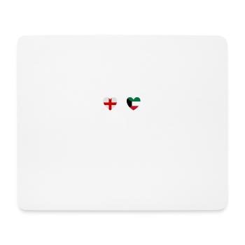 England und Kuwait Kuwaitische Fahne Flaggen - Mousepad (Querformat) - Weiß - Vorne