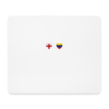 England und Venezuela Venezolanische Fahne Flaggen - Mousepad (Querformat) - Weiß - Vorne