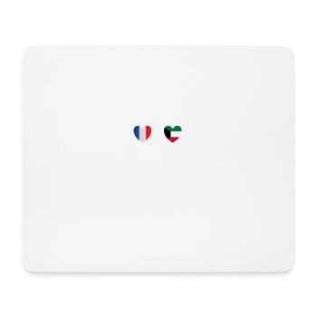 Frankreich und Kuwait Kuwaitische Fahne Flagge - Mousepad (Querformat) - Weiß - Vorne