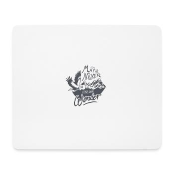 Mögen wir nie dein Wunder verlieren Mögen wir nie - Mousepad (Querformat) - Weiß - Vorne