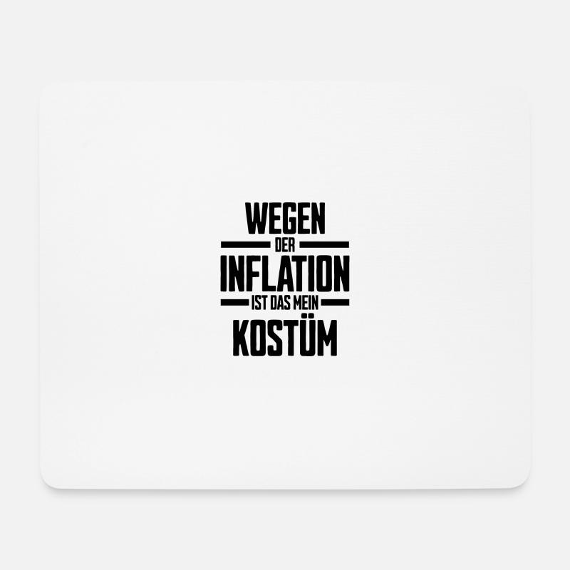 Karneval Fasching Party Verkleidung Kostüm Idee - Mousepad (Querformat) - Weiß