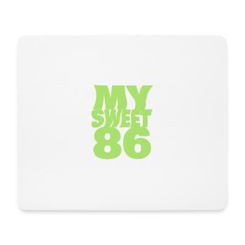 Sweet 86 - Mouse Pad (horizontal) - white - Front