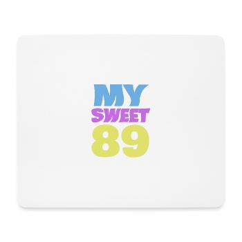 Sweet 89 - Mouse Pad (horizontal) - white - Front