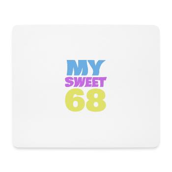 Age 68 - Mouse Pad (horizontal) - white - Front