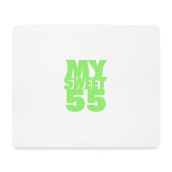 Sweet 55 - Mouse Pad (horizontal) - white - Front