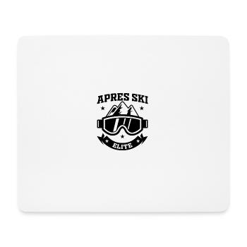 Ski skiing Aires Ski Elite - Mouse Pad (horizontal) - white - Front