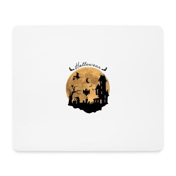 Haunted Halloween Night - Mouse Pad (horizontal) - white - Front