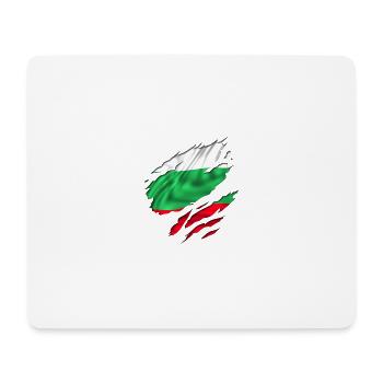 drapeau flag football pays des - Tapis de souris (format paysage) - blanc - Devant