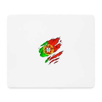 football pays portugais - Tapis de souris (format paysage) - blanc - Devant