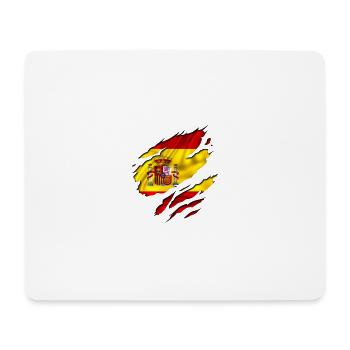 drapeau espagne españa - Tapis de souris (format paysage) - blanc - Devant