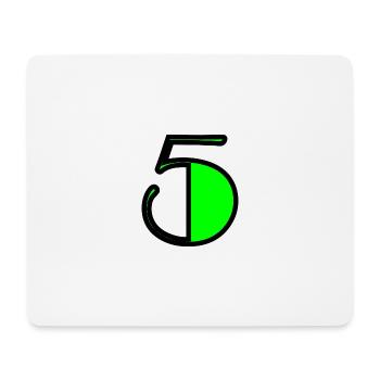 5. 5 JAHRE. 5-JÄHRIGES JUBILÄUM. GEBURTSTAG 5 JAHRE. 5 - Mousepad (Querformat) - Weiß - Vorne