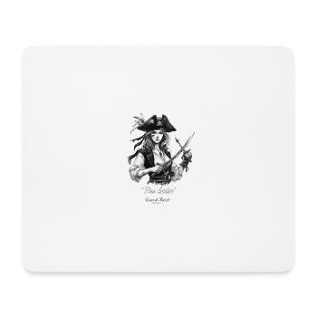 Miss Emilya, Corsair of Saint-Malo - Mouse Pad (horizontal) - white - Front