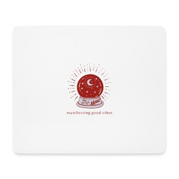 Manifesting – Crystal Ball Energy - Mousepad (Querformat) - Weiß - Vorne