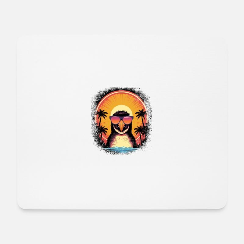 dance christmas little penguin dabbing adorable - Mousepad (Querformat) - Weiß