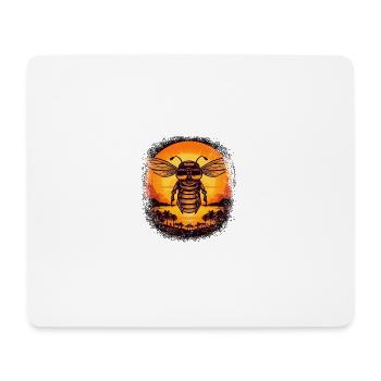 bee whisperer bumble bee sayings quote insect - Mousepad (Querformat) - Weiß - Vorne