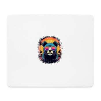 gift idea polar bear bday brown bear awesome koala - Mousepad (Querformat) - Weiß - Vorne