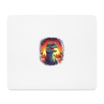 Awesome Rex Born 2004 Cadeau d’anniversaire Trex T Rex - Tapis de souris (format paysage) - blanc - Devant