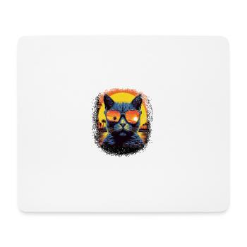 Avocados Statement Big Cat Animal Love - Mouse Pad (horizontal) - white - Front