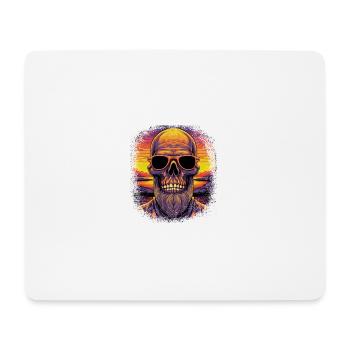 gift funny awesome respect the beard bearded men - Mouse Pad (horizontal) - white - Front