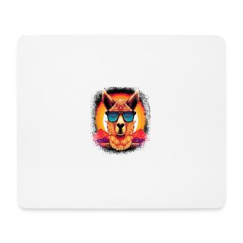 funny saying women africa camelidae no probllama - Mouse Pad (horizontal) - white - Front