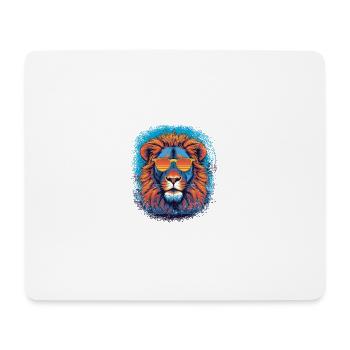 birthday present idea lion statement humor - Mousepad (Querformat) - Weiß - Vorne